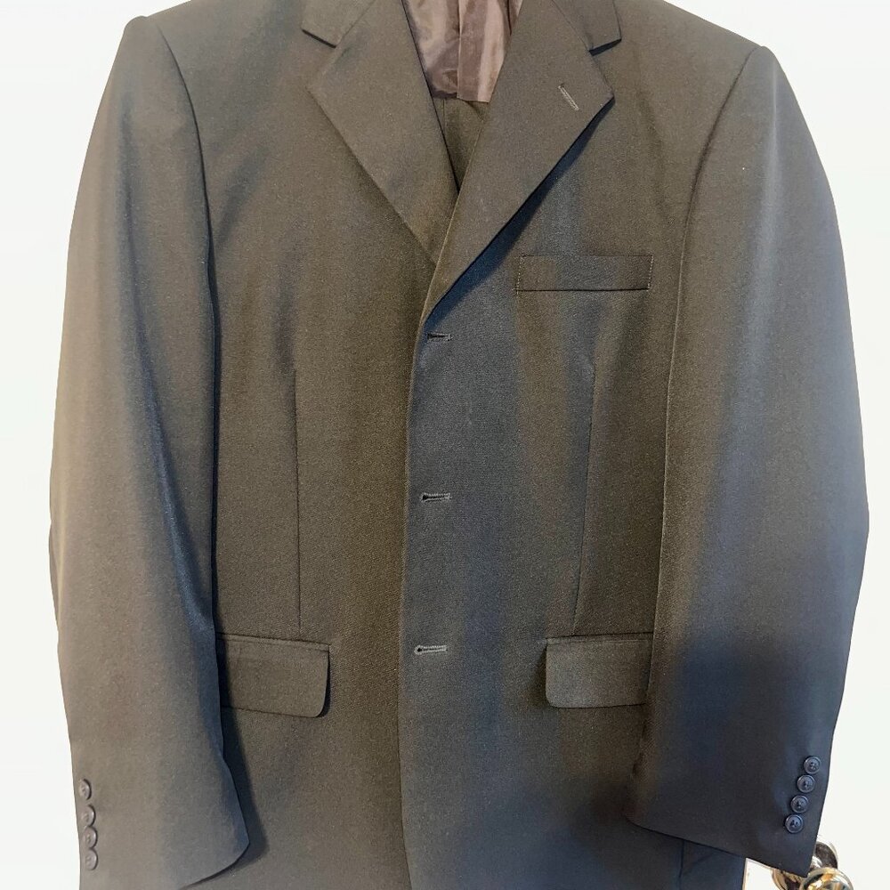 Giorgio Ferraro Super 120's Men's 42R Dark Brown Suit